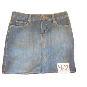 Jill Stuart Blue Denim Short Skirt